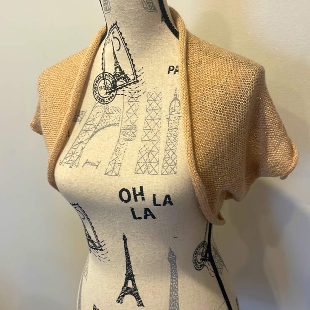 SPARKLY GOLD BOLERO